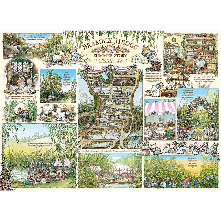 Cobble Hill - Brambly Hedge Summer Story (Jigsaw Puzzle 1000 pièces)