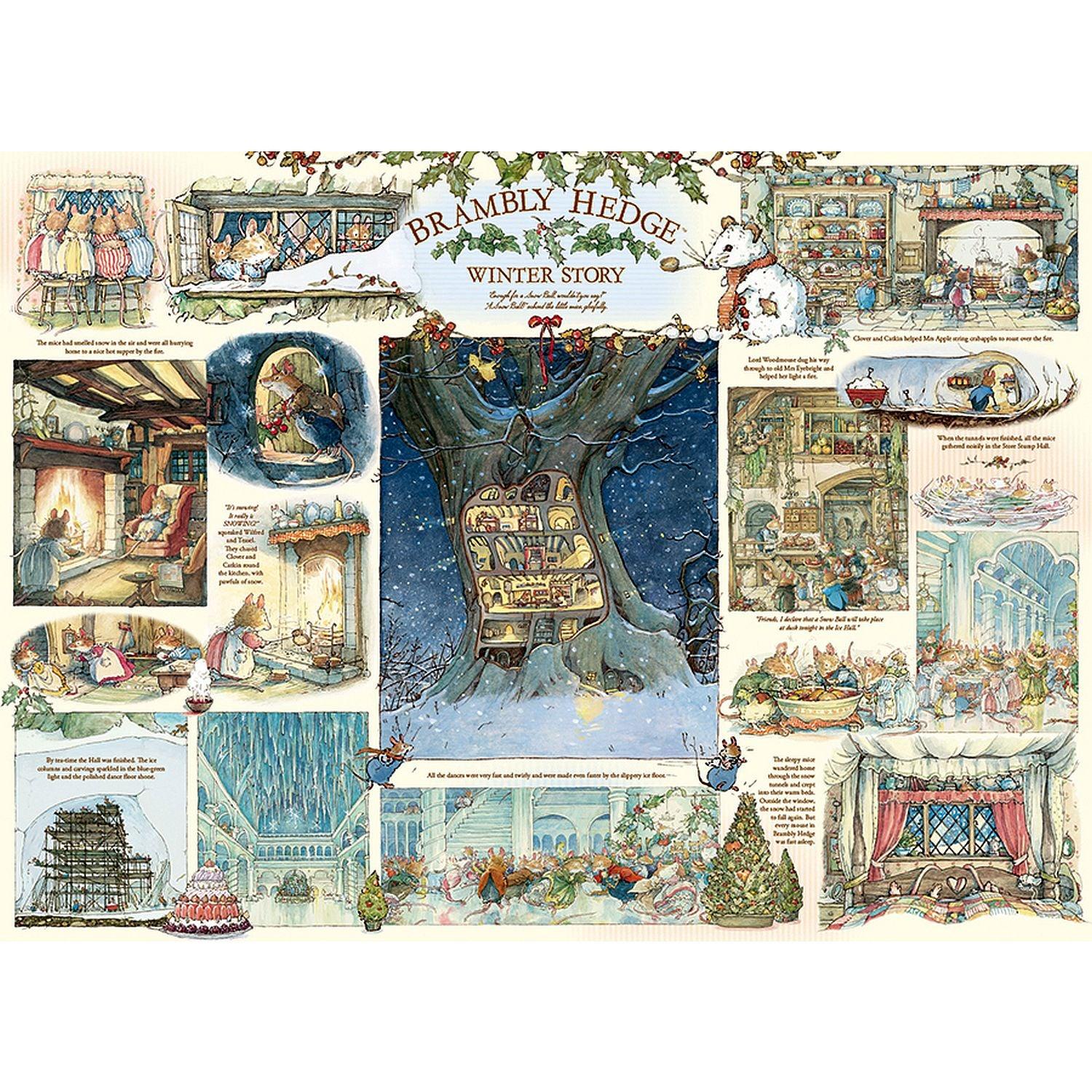 Cobble Hill - Brambly Hedge Winter Story (1000-Piece Puzzle)