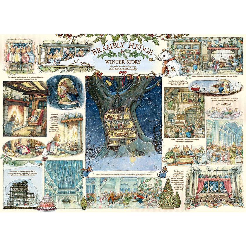 Cobble Hill - Brambly Hedge Winter Story (1000-Piece Puzzle)