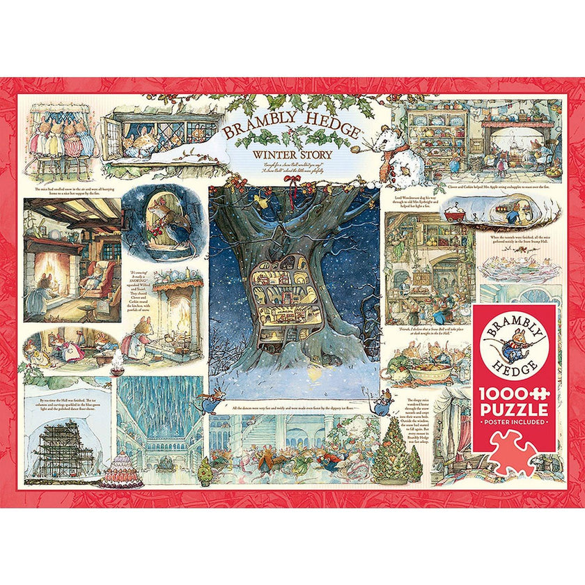 Cobble Hill - Brambly Hedge Winter Story (1000-Piece Puzzle)