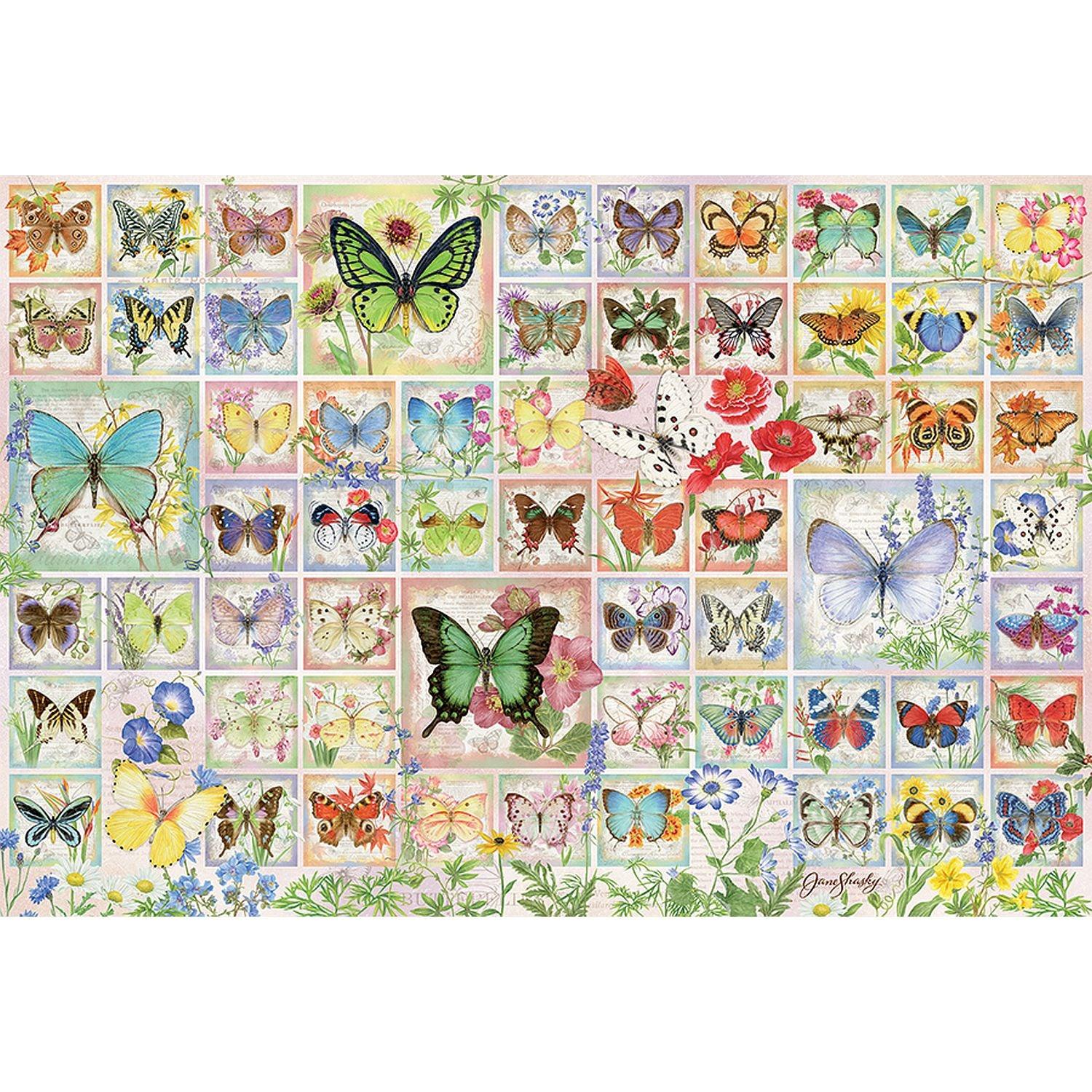 Cobble Hill - Butterflies And Blossoms (2000-Piece Puzzle)