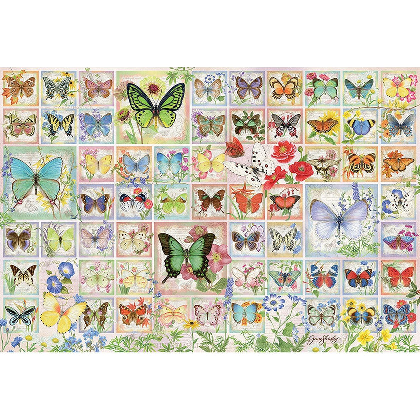 Cobble Hill - Butterflies And Blossoms (2000-Piece Puzzle)