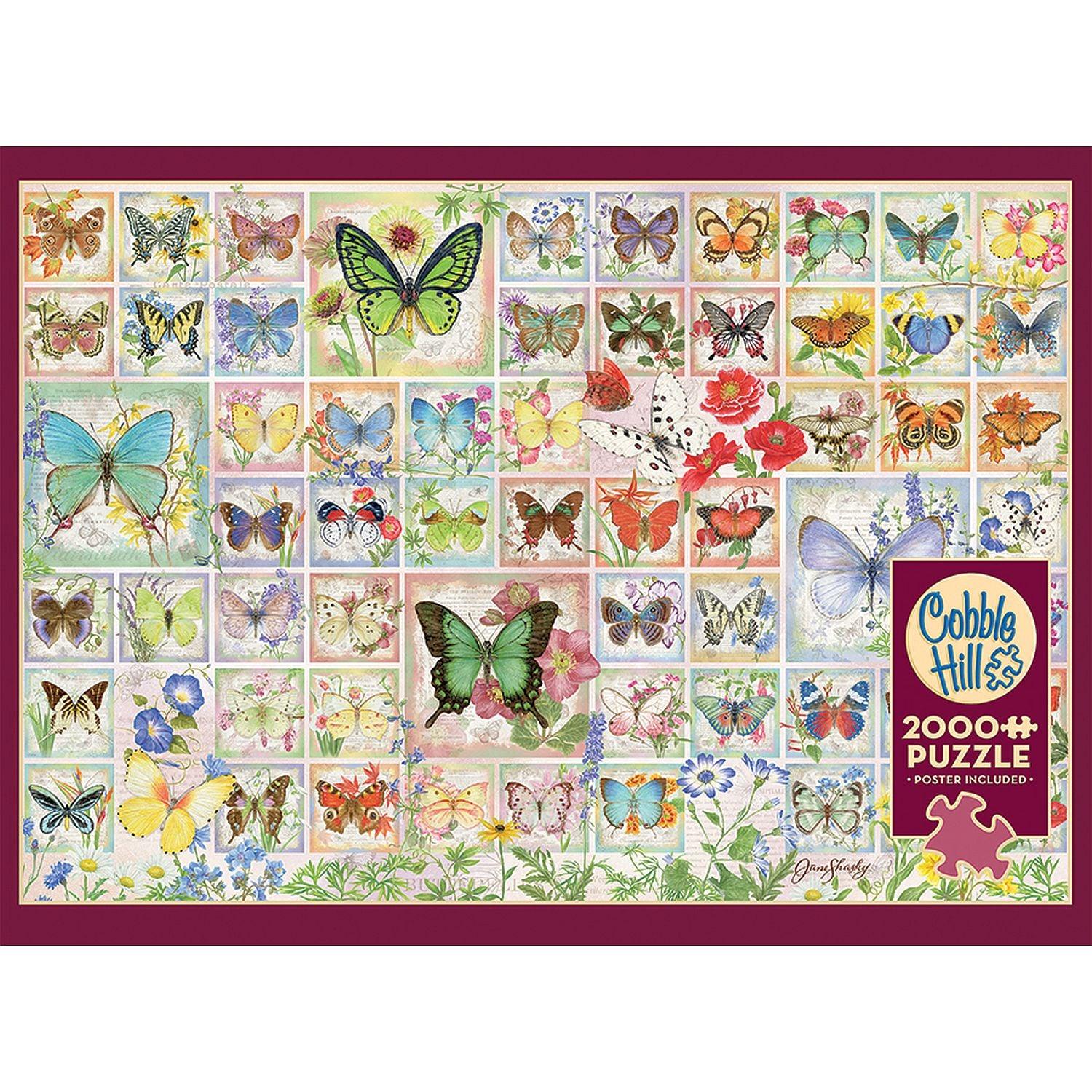 Cobble Hill - Butterflies And Blossoms (2000-Piece Puzzle)