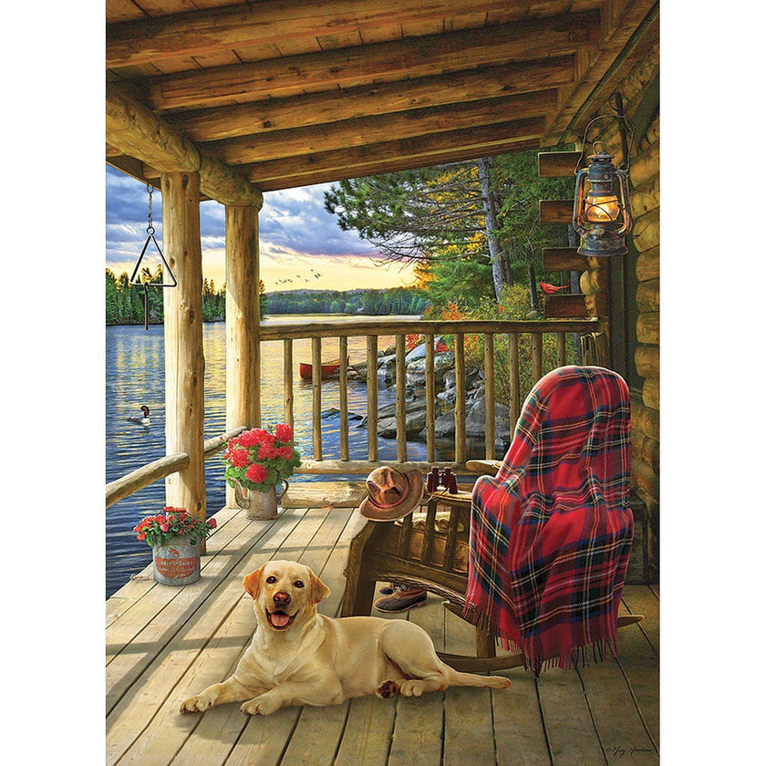 Cobble Hill - Cabin Porch (1000-Piece Puzzle)