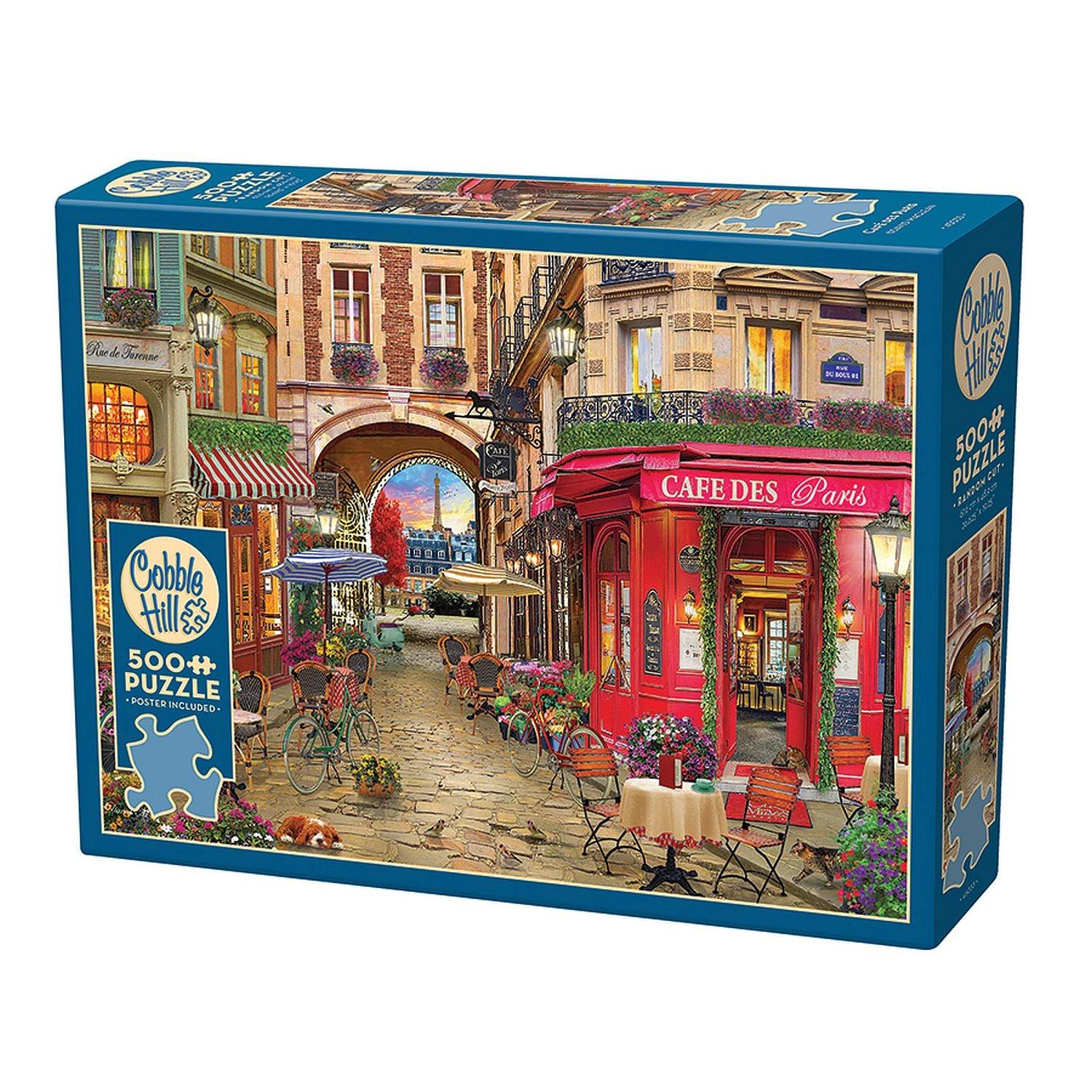 Cobble Hill - Cafe Des Paris (500-Piece Puzzle)