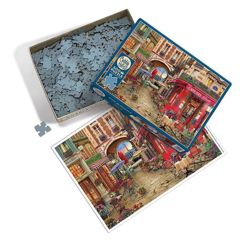 Cobble Hill - Cafe Des Paris (500-Piece Puzzle)