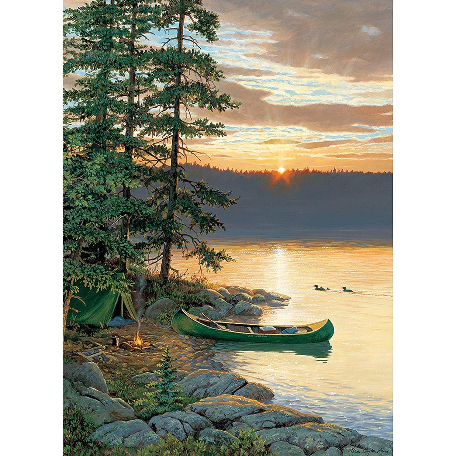 Cobble Hill - Canoe Lake (500-Piece Puzzle)