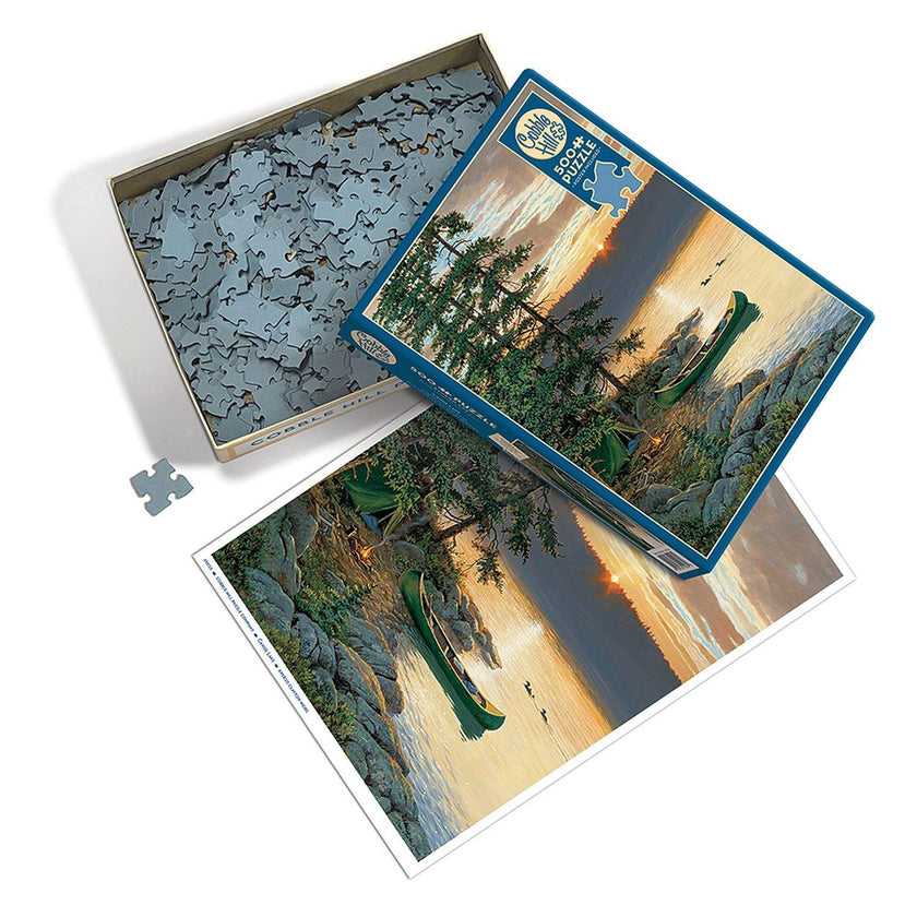 Cobble Hill - Canoe Lake (500-Piece Puzzle)