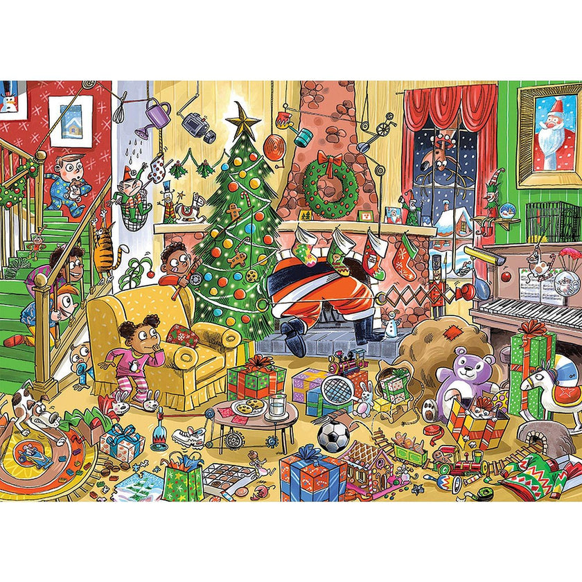 Cobble Hill - Catching Santa (350-Piece Puzzle)