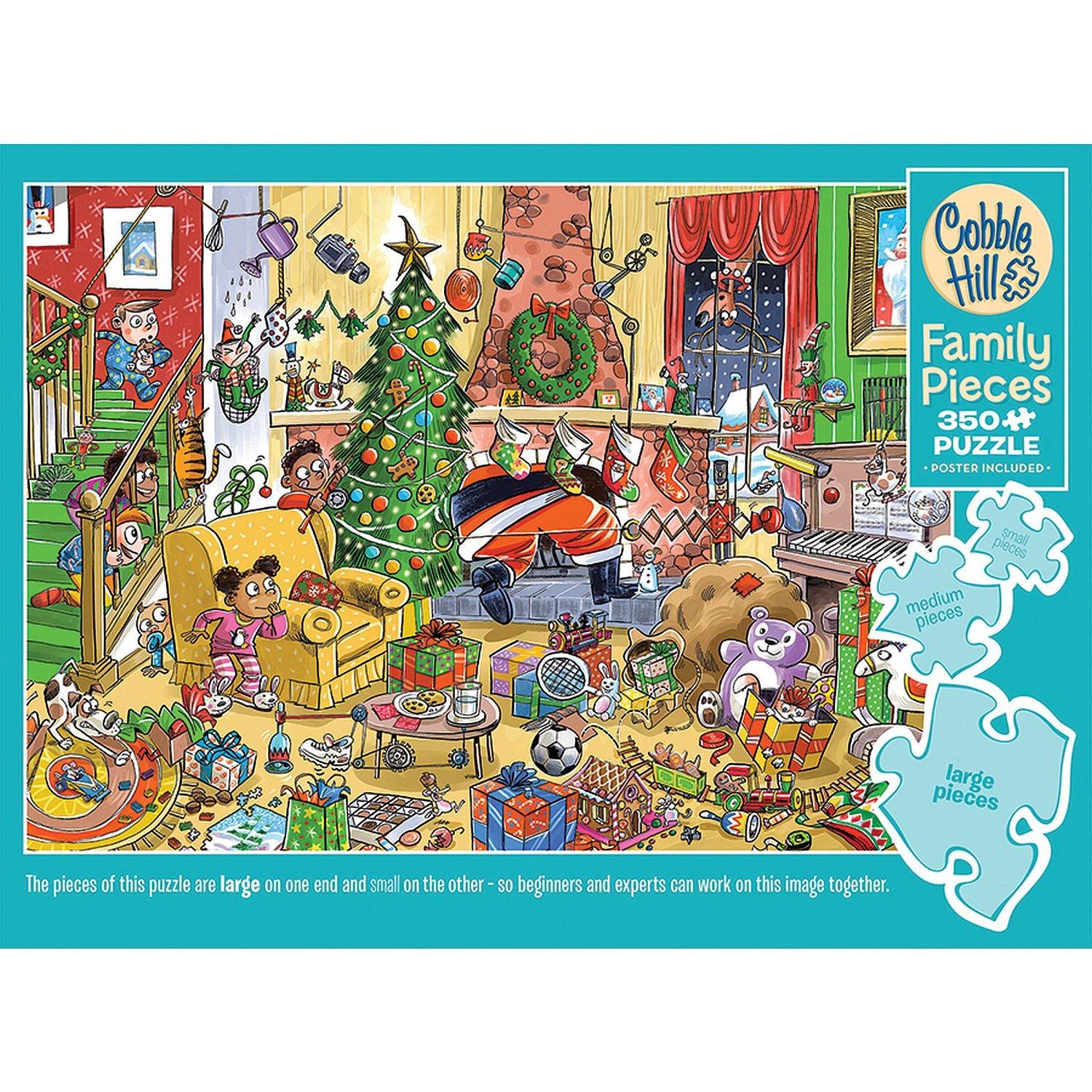 Cobble Hill - Catching Santa (350-Piece Puzzle)