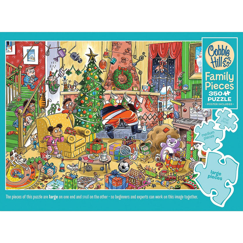 Cobble Hill - Catching Santa (350-Piece Puzzle)