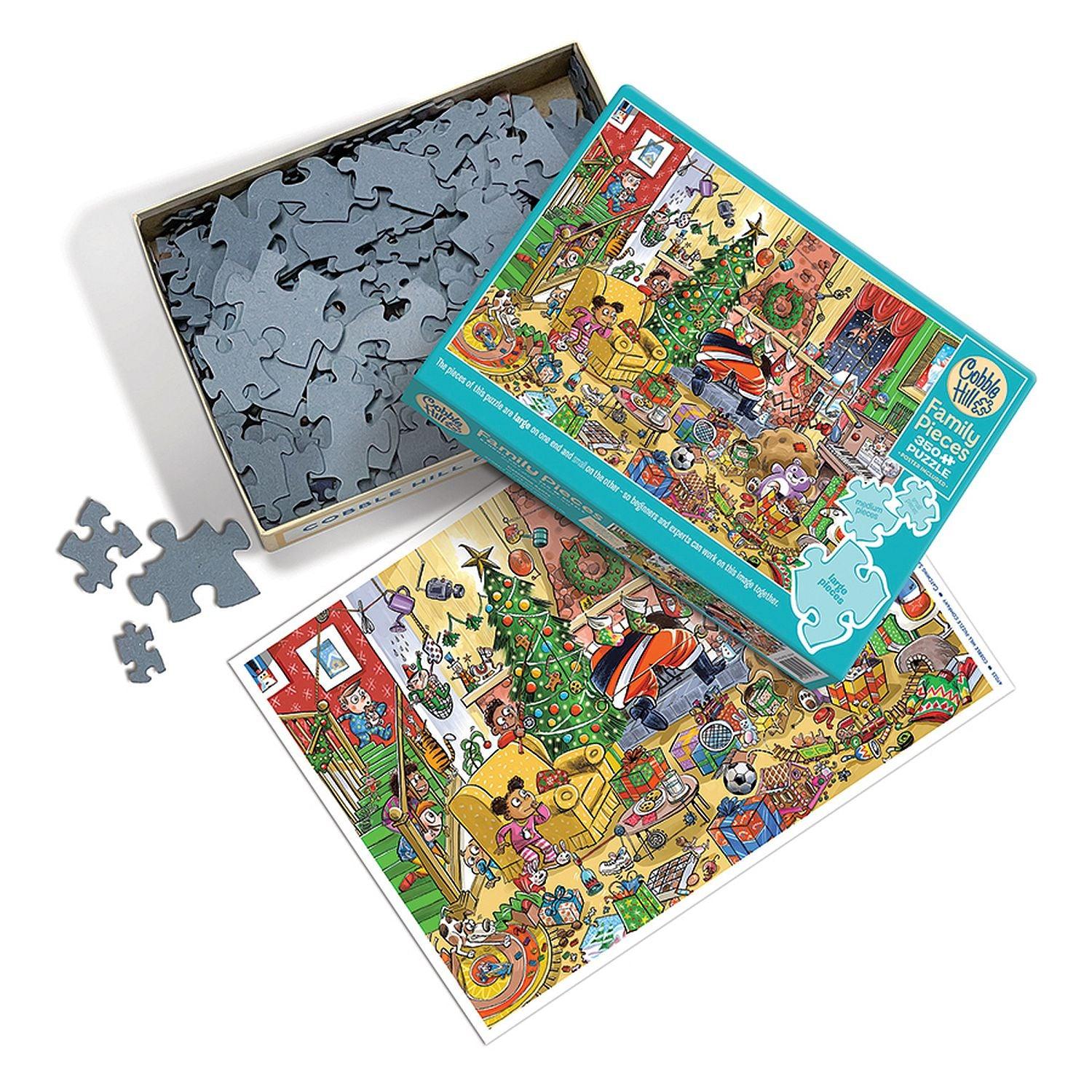 Cobble Hill - Catching Santa (350-Piece Puzzle)