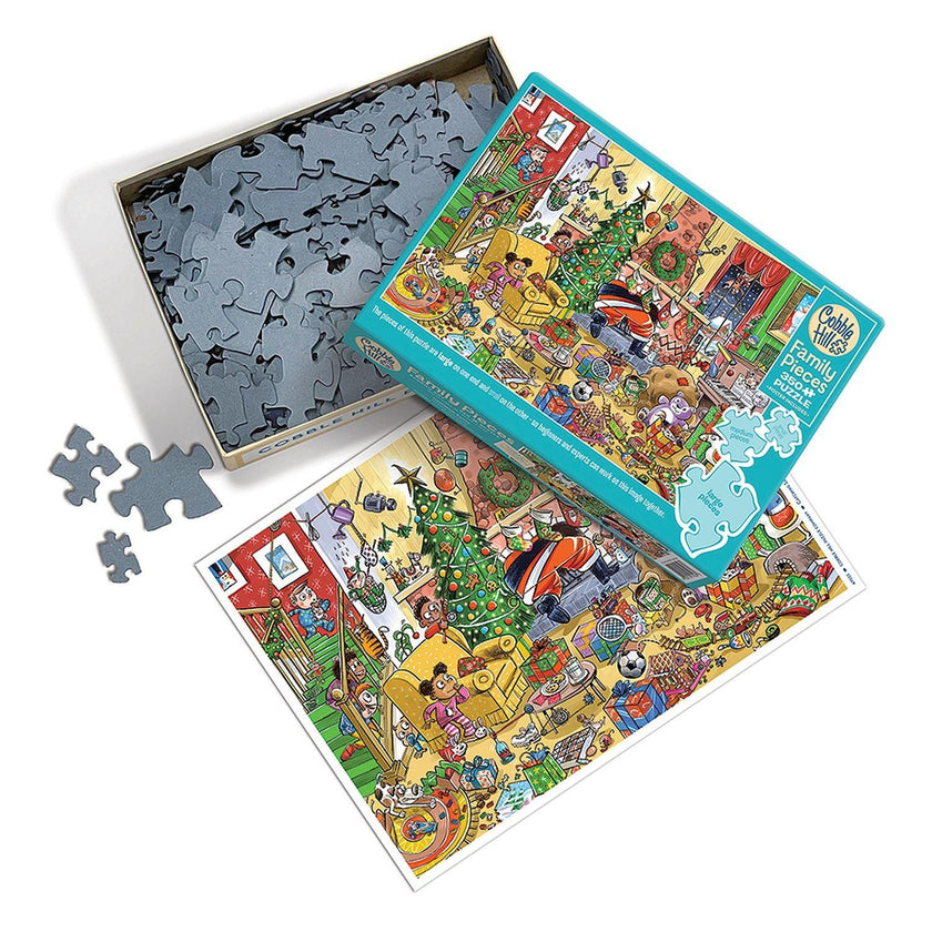 Cobble Hill - Catching Santa (350-Piece Puzzle)