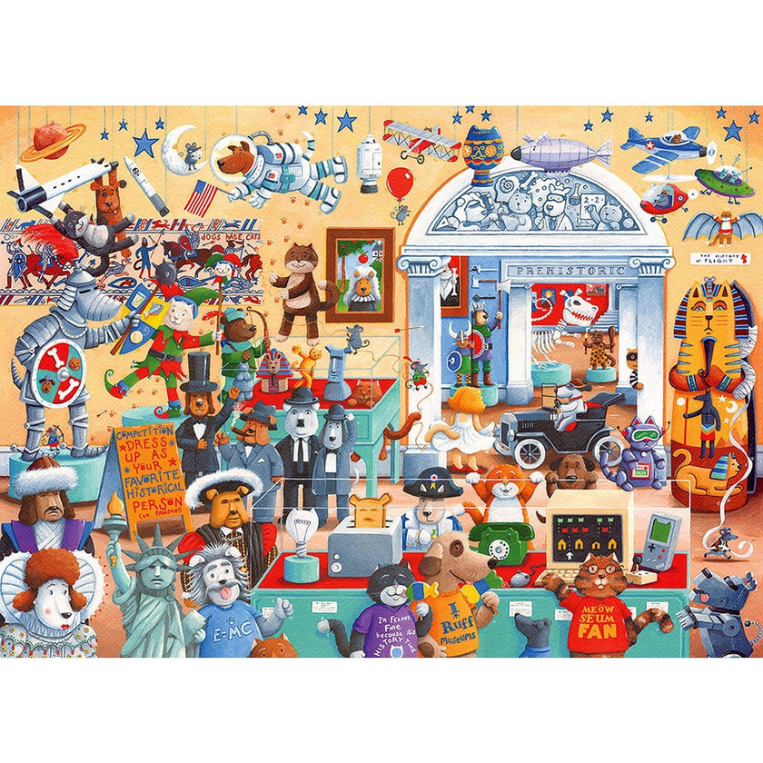 Cobble Hill - Cats And Dogs Museum (350-Piece Puzzle)