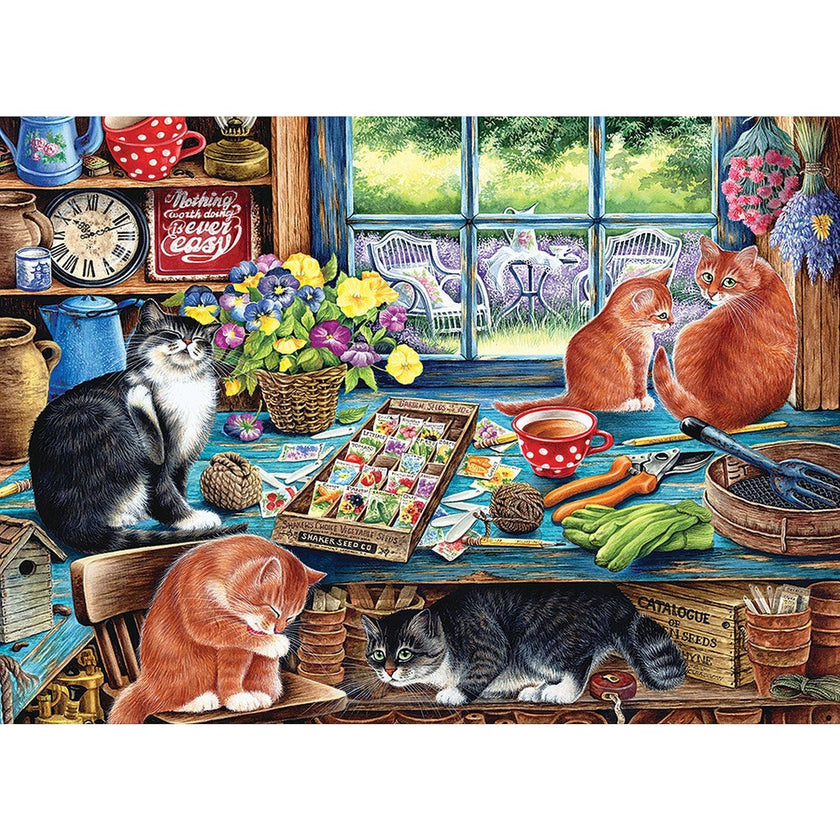 Cobble Hill - Cats Retreat (1000-Piece Puzzle)