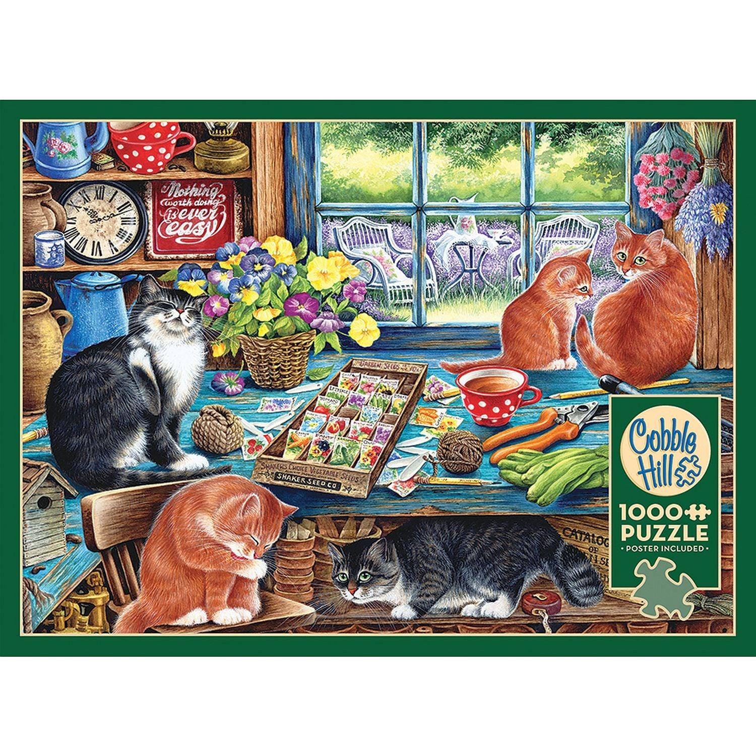 Cobble Hill - Cats Retreat (1000-Piece Puzzle)