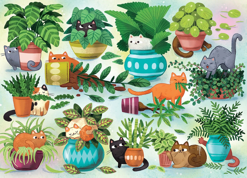 Cobble Hill - Cats vs. Plants | 500 Piece