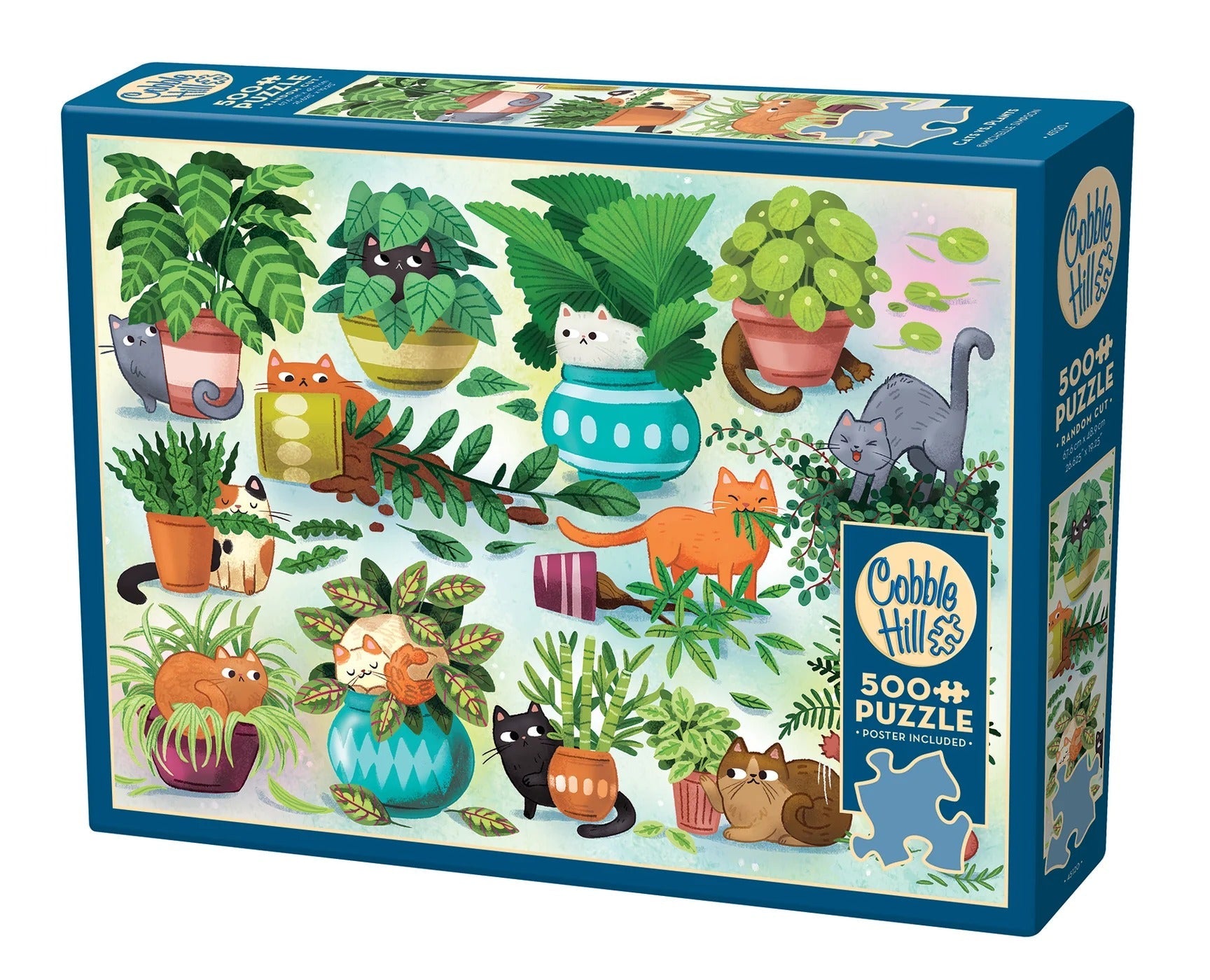 Cobble Hill - Cats vs. Plants | 500 Piece