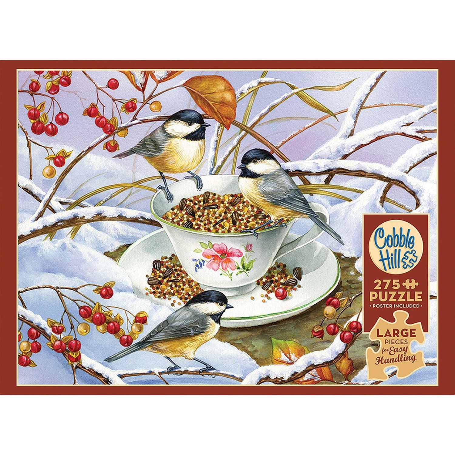 Cobble Hill - Chickadee Tea, facile à manipuler, 275 pièces