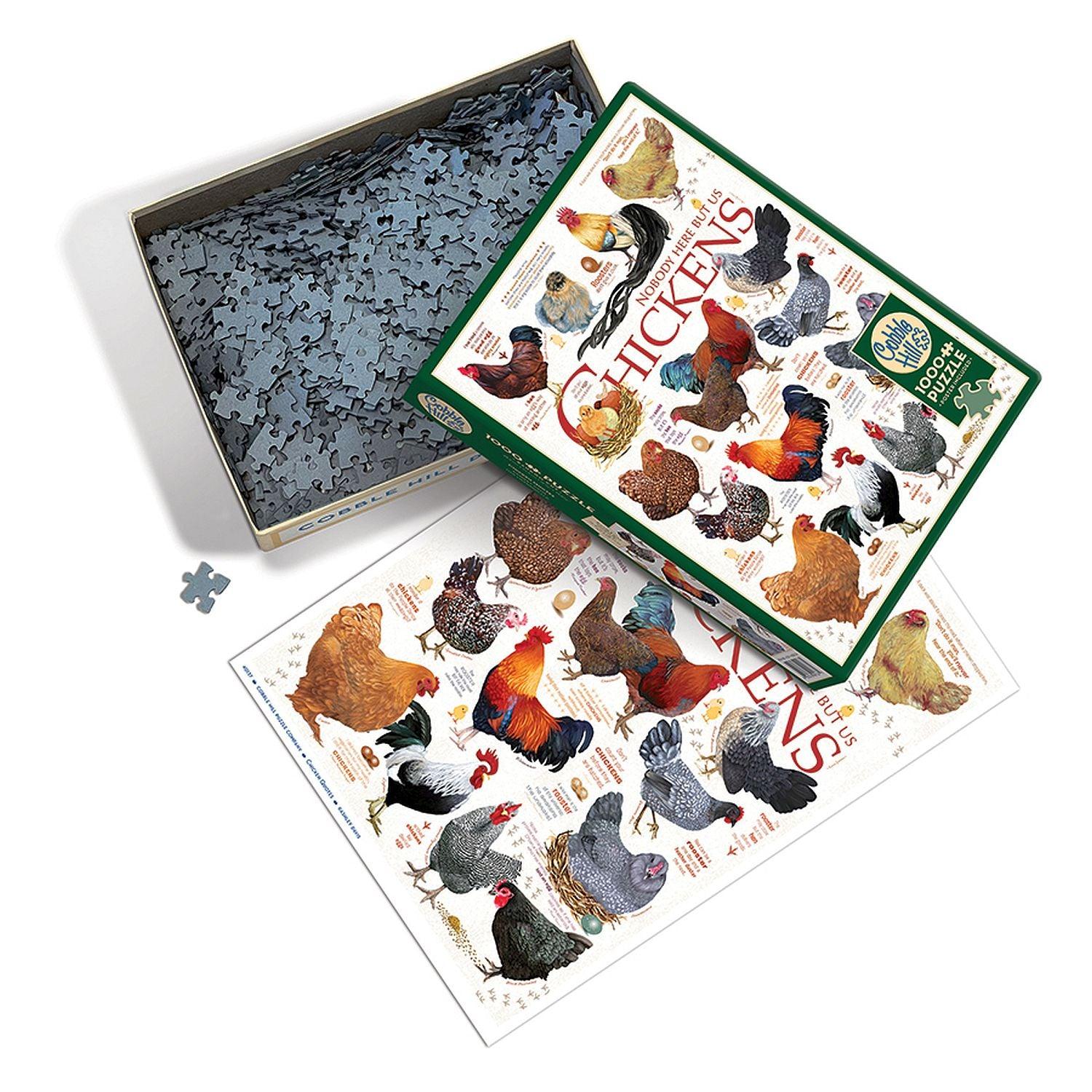 Cobble Hill - Chicken Quotes (1000-Piece Puzzle)