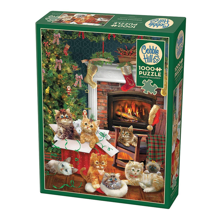Cobble Hill - Christmas Kittens (1000-Piece Puzzle)