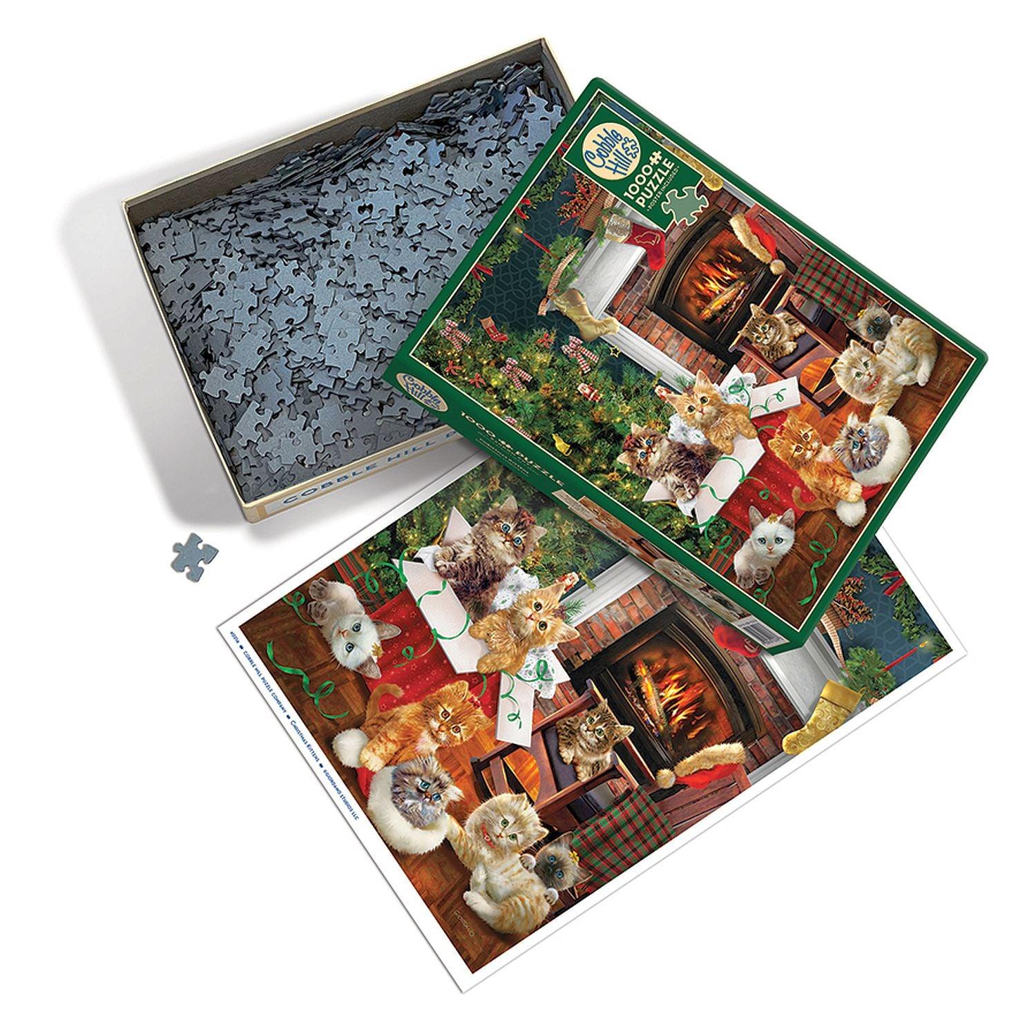 Cobble Hill - Christmas Kittens (1000-Piece Puzzle)