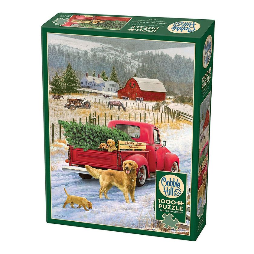 Cobble Hill - Noël à la Ferme (Jigsaw Puzzle 1000 pièces)