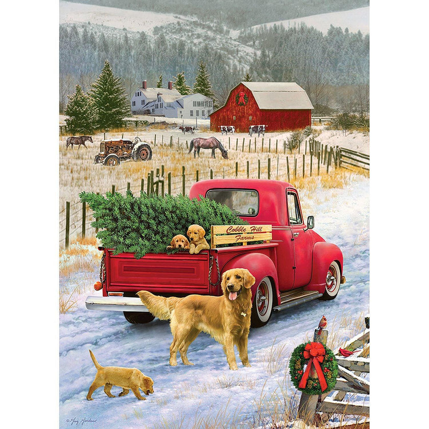 Cobble Hill - Noël à la Ferme (Jigsaw Puzzle 1000 pièces)