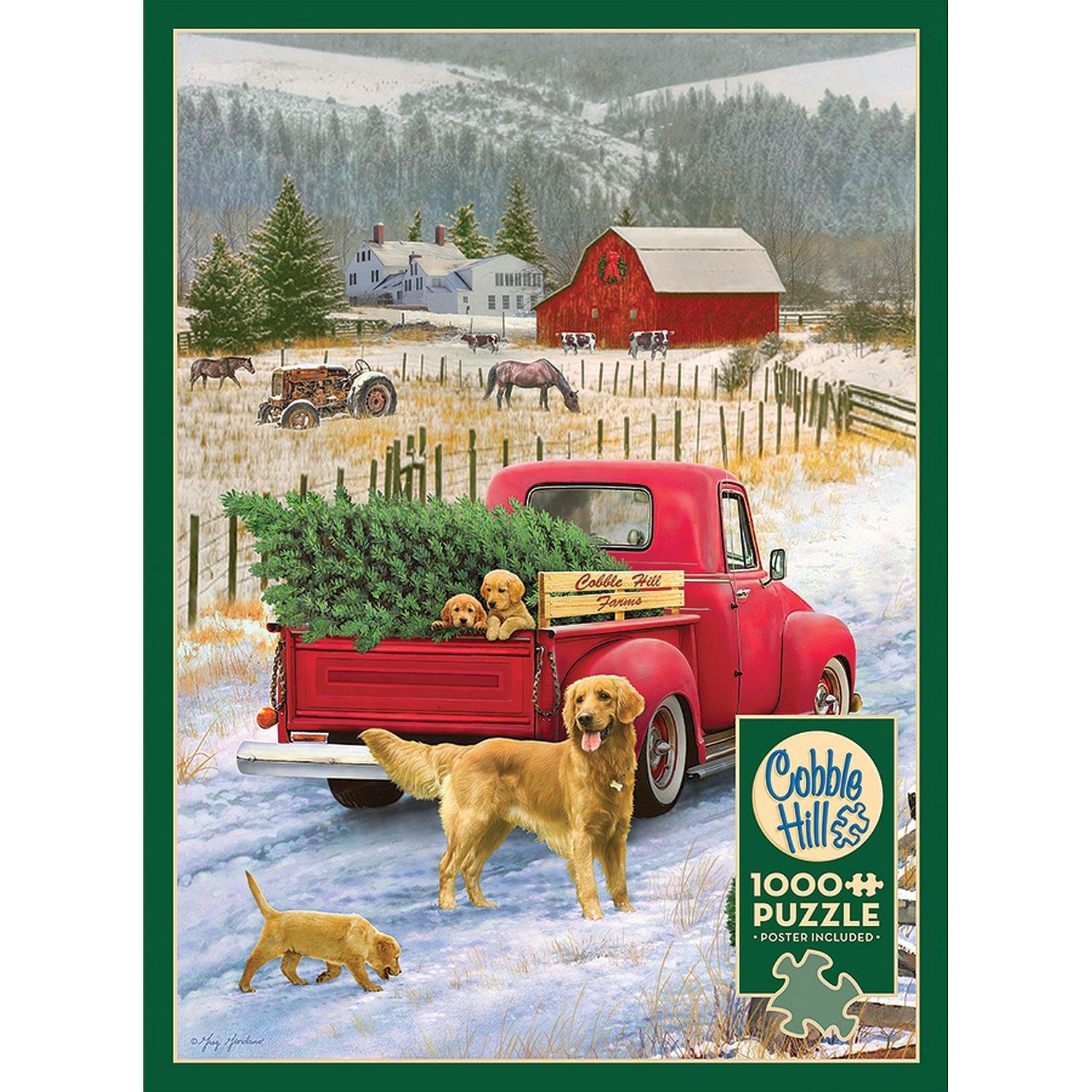 Cobble Hill - Noël à la Ferme (Jigsaw Puzzle 1000 pièces)