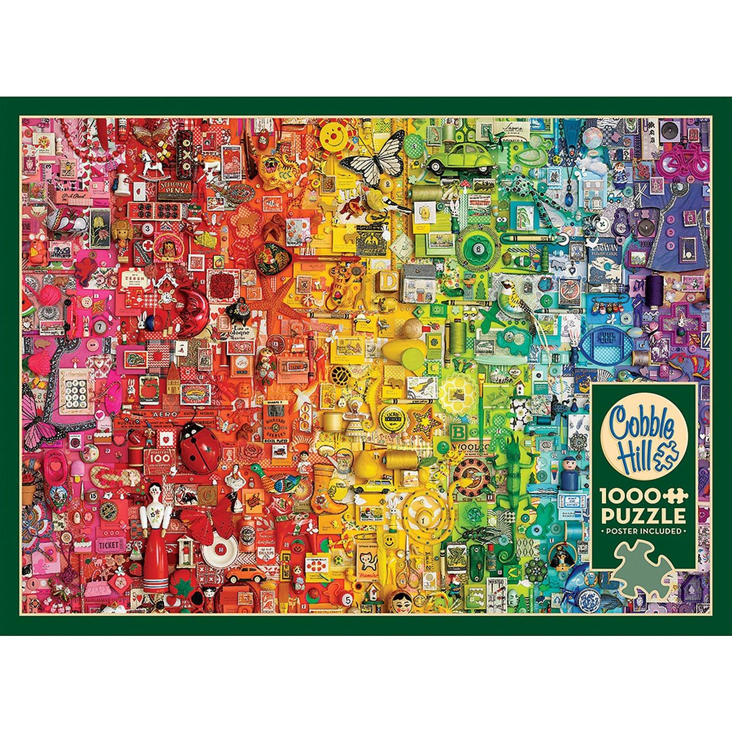 Cobble Hill - Colorful Rainbow (1000-Piece Puzzle)