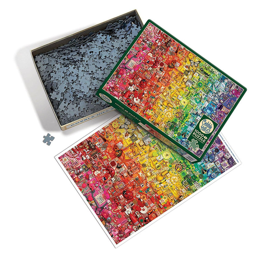 Cobble Hill - Colorful Rainbow (1000-Piece Puzzle)