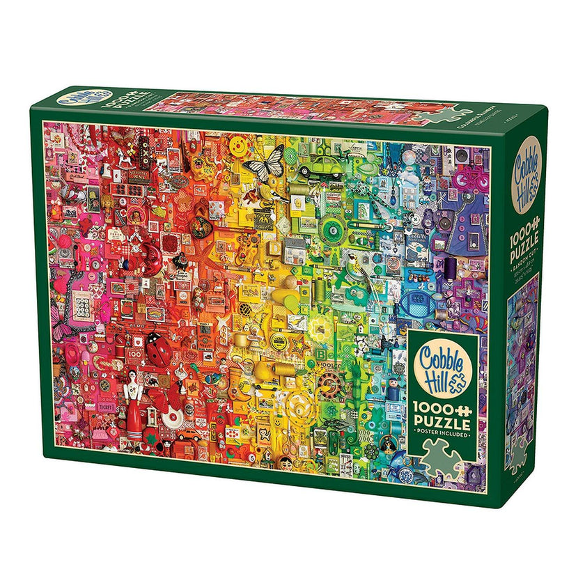 Cobble Hill - Colorful Rainbow (1000-Piece Puzzle)