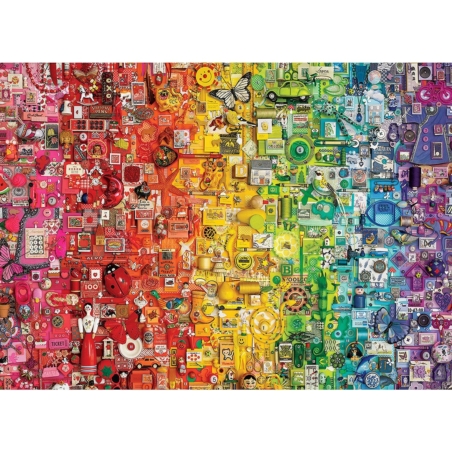 Cobble Hill - Colorful Rainbow (1000-Piece Puzzle)