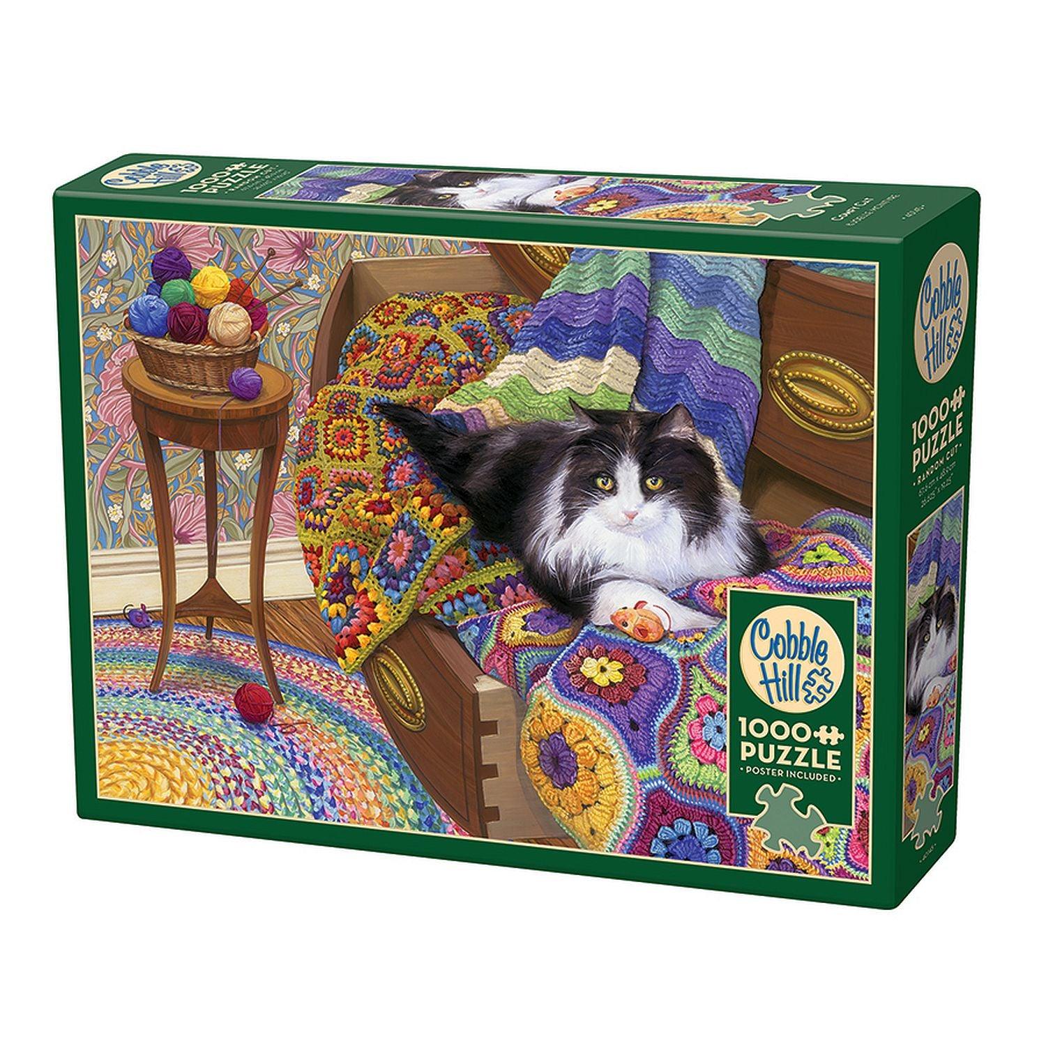 Cobble Hill - Comfy Cat (1000-Piece Puzzle)