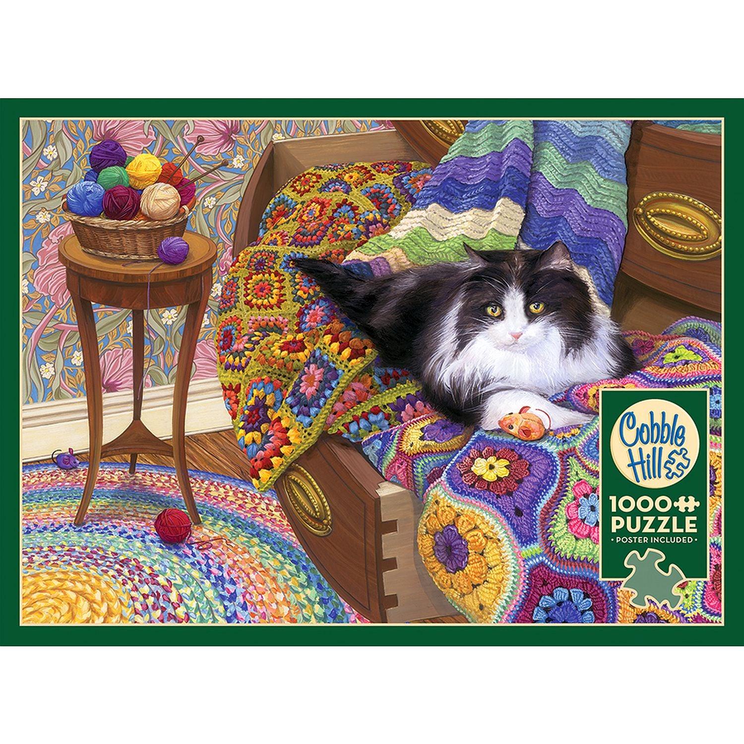 Cobble Hill - Comfy Cat (1000-Piece Puzzle)