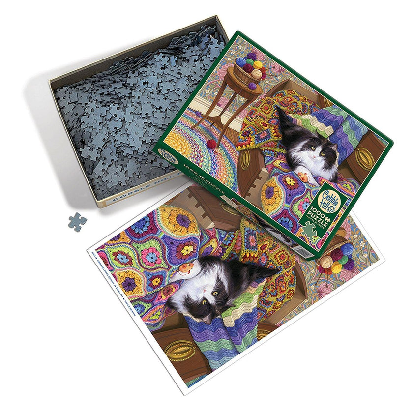 Cobble Hill - Comfy Cat (1000-Piece Puzzle)