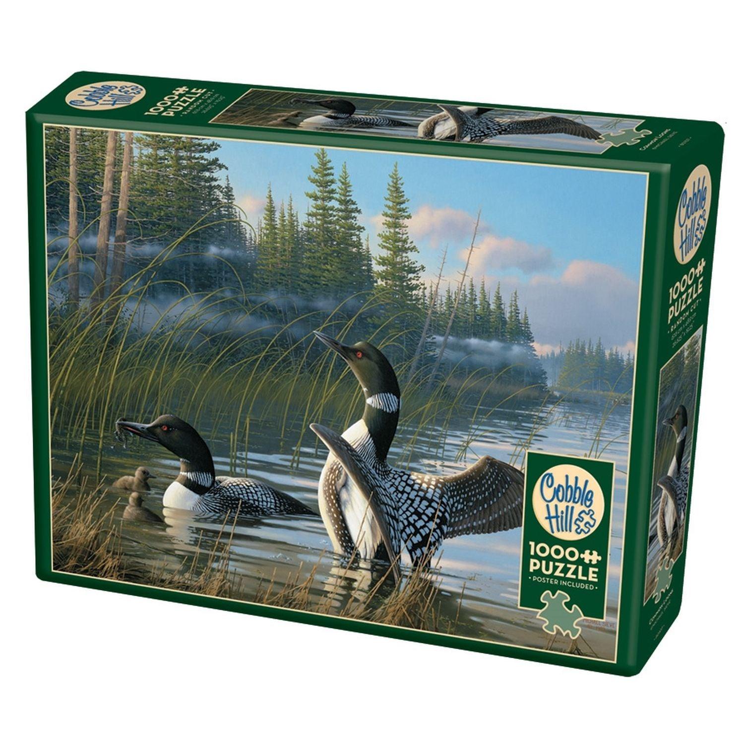 Cobble Hill - Common Loons (1000-Piece Puzzle)