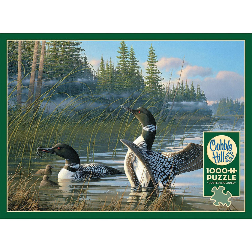 Cobble Hill - Common Loons (1000-Piece Puzzle)