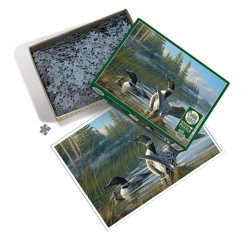 Cobble Hill - Common Loons (1000-Piece Puzzle)
