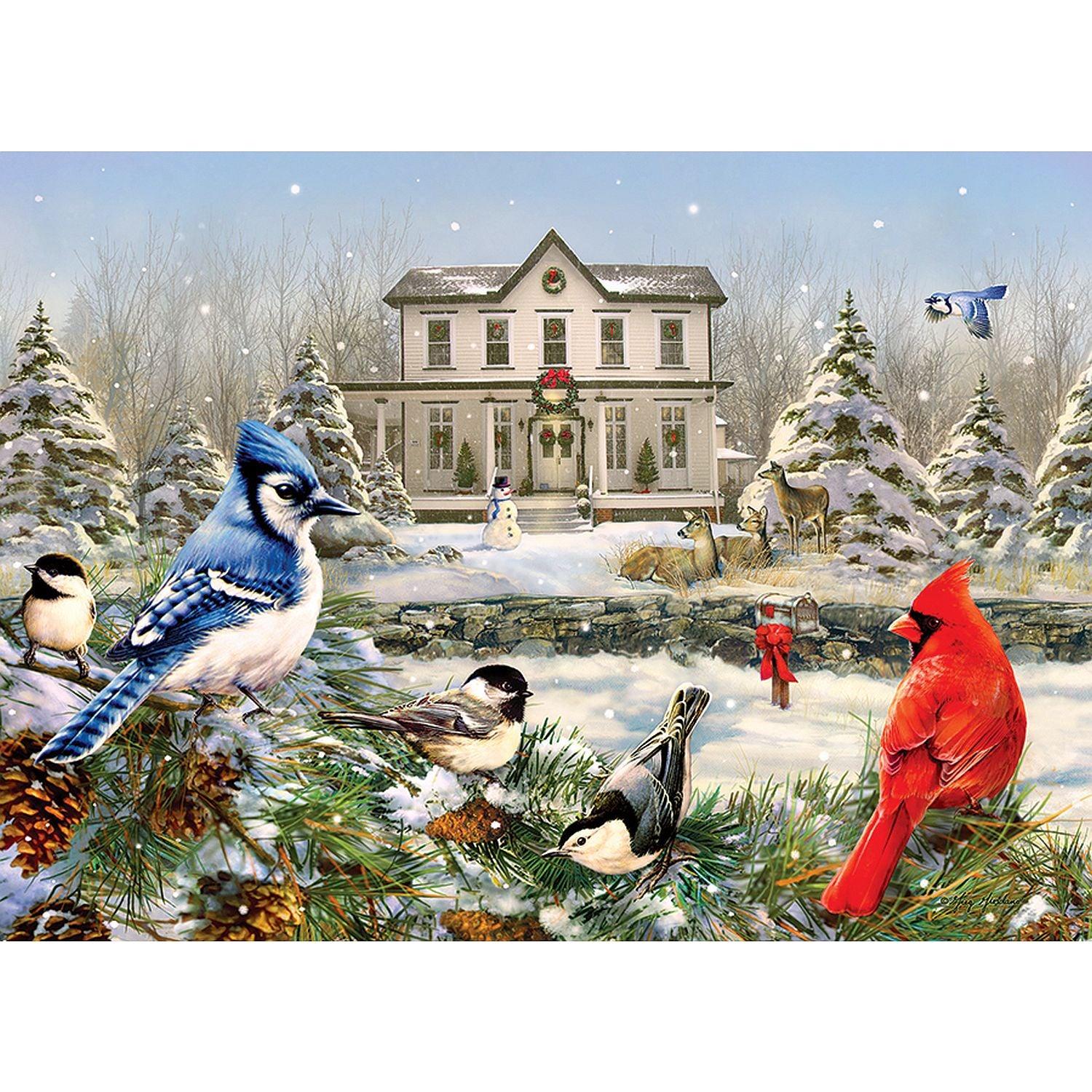 Cobble Hill - Country House Birds (1000-Piece Puzzle)