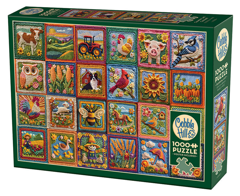 Cobble Hill - Country Life Crochet (1000-Piece Puzzle)