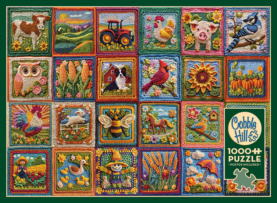 Cobble Hill - Country Life Crochet (1000-Piece Puzzle)