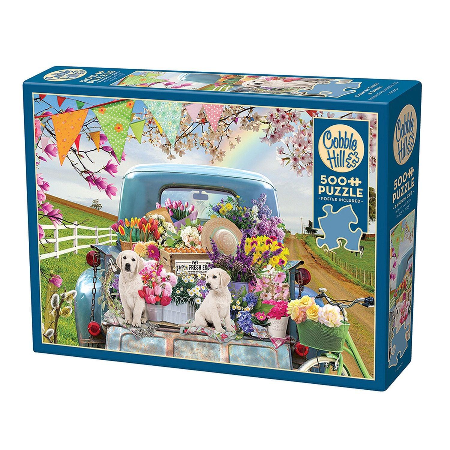 Cobble Hill - Country Truckin Spring (Jigsaw Puzzle 500 pièces)