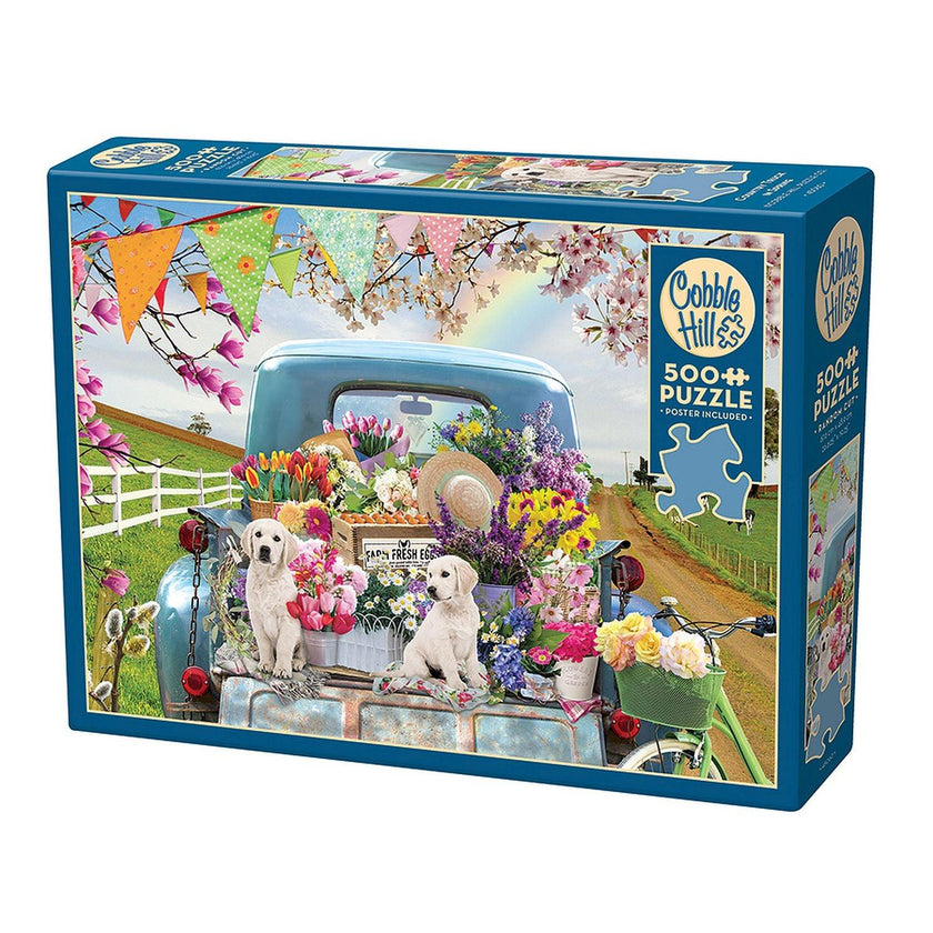 Cobble Hill - Country Truckin Spring (Jigsaw Puzzle 500 pièces)