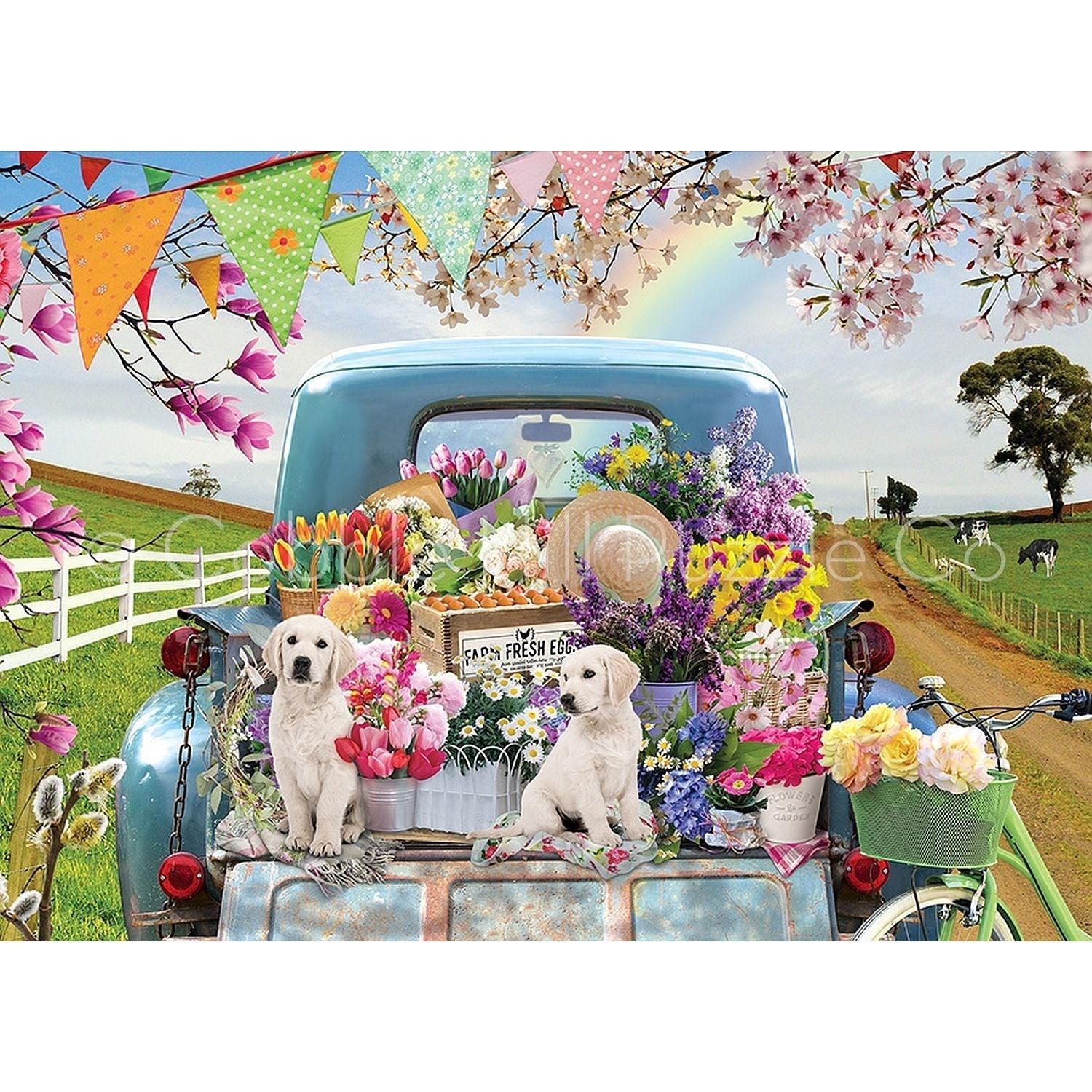 Cobble Hill - Country Truckin Spring (Jigsaw Puzzle 500 pièces)