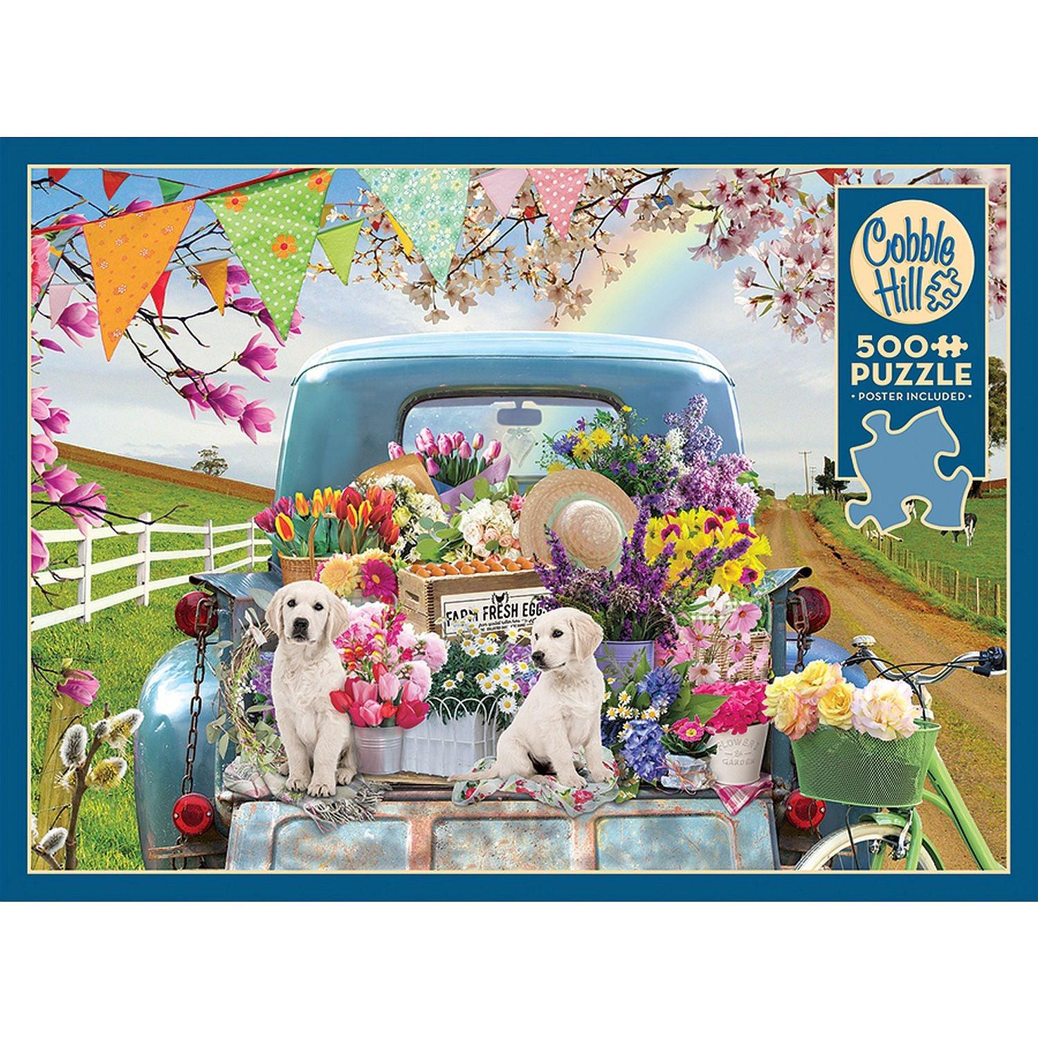Cobble Hill - Country Truckin Spring (Jigsaw Puzzle 500 pièces)