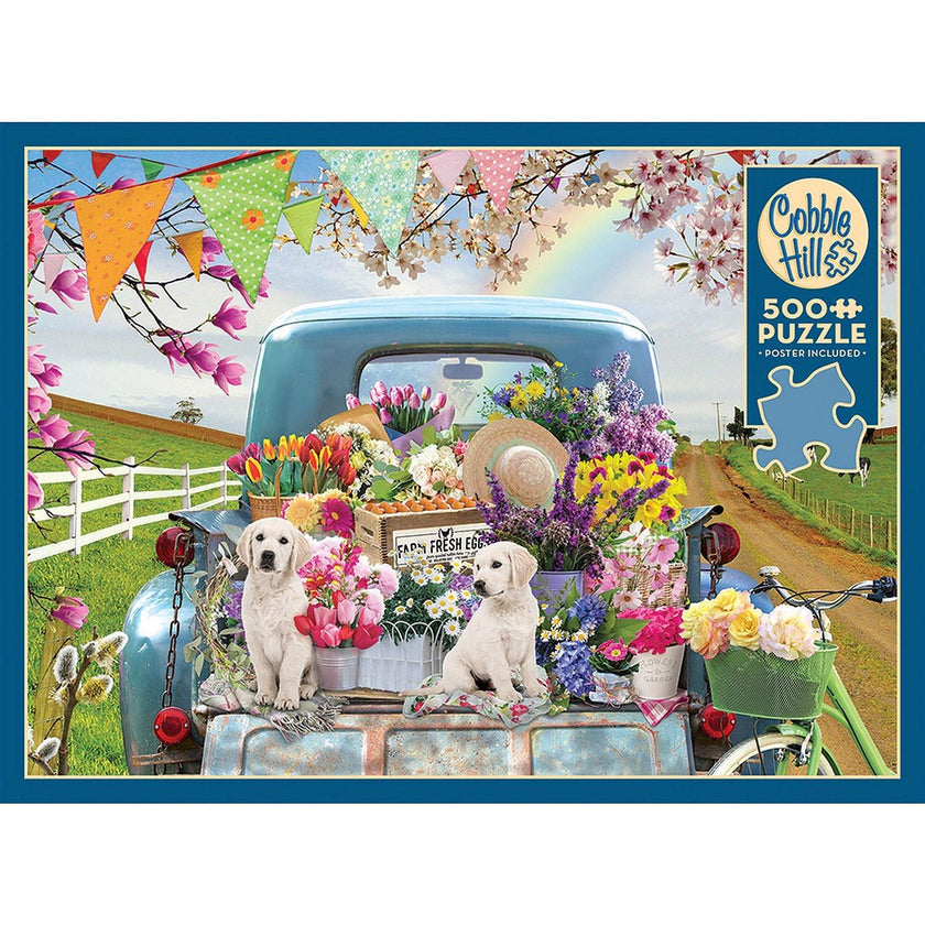 Cobble Hill - Country Truckin Spring (Jigsaw Puzzle 500 pièces)