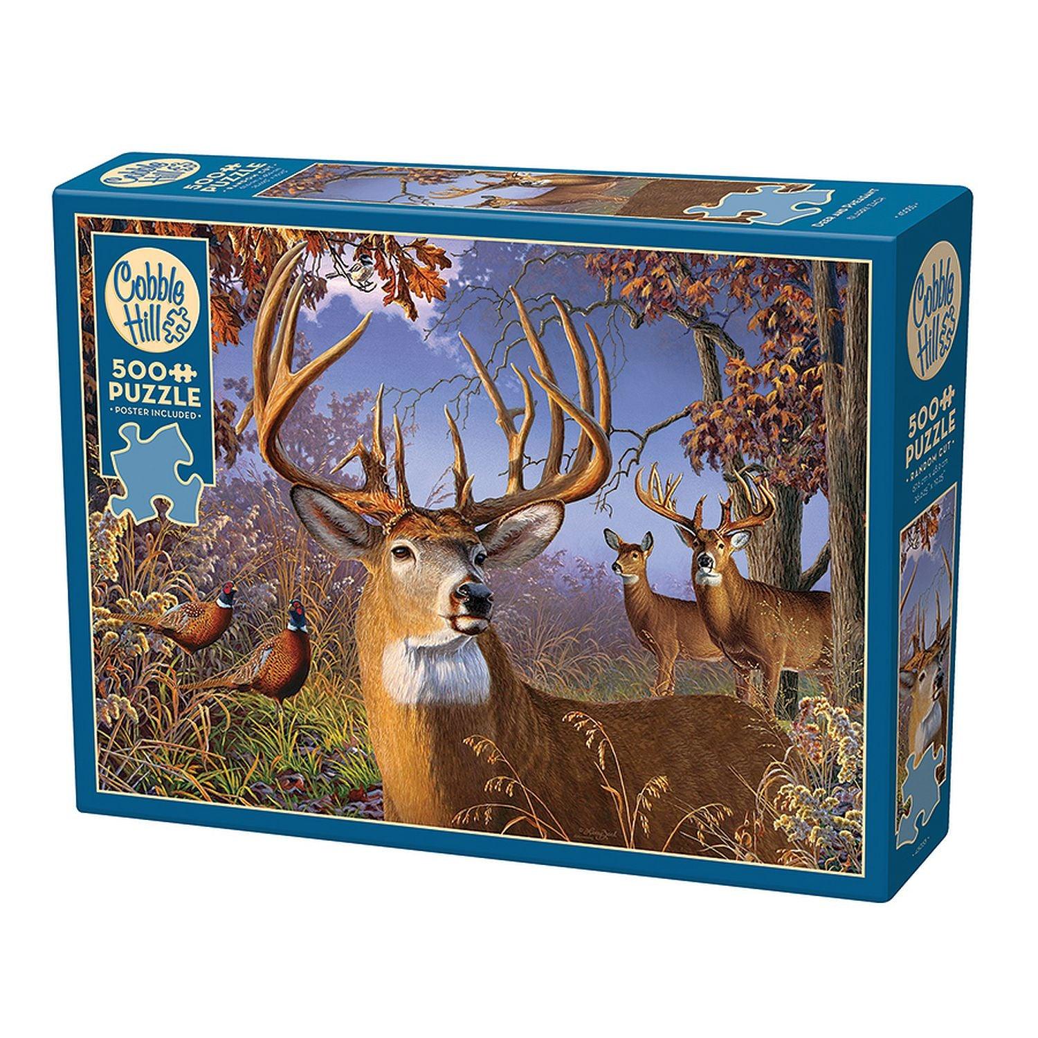 Cobble Hill - Deer And Pheasant (500-Piece Puzzle)