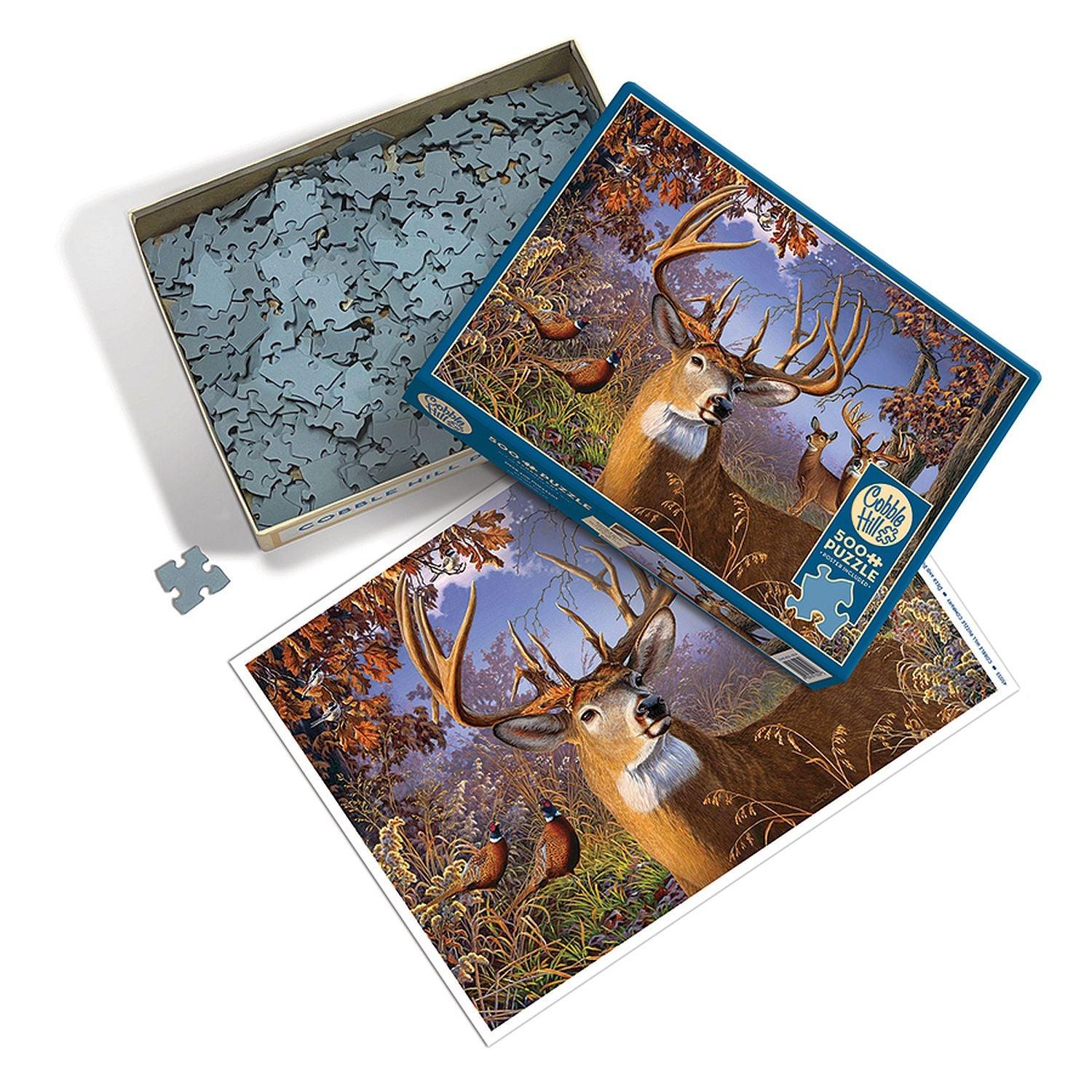 Cobble Hill - Deer And Pheasant (500-Piece Puzzle)