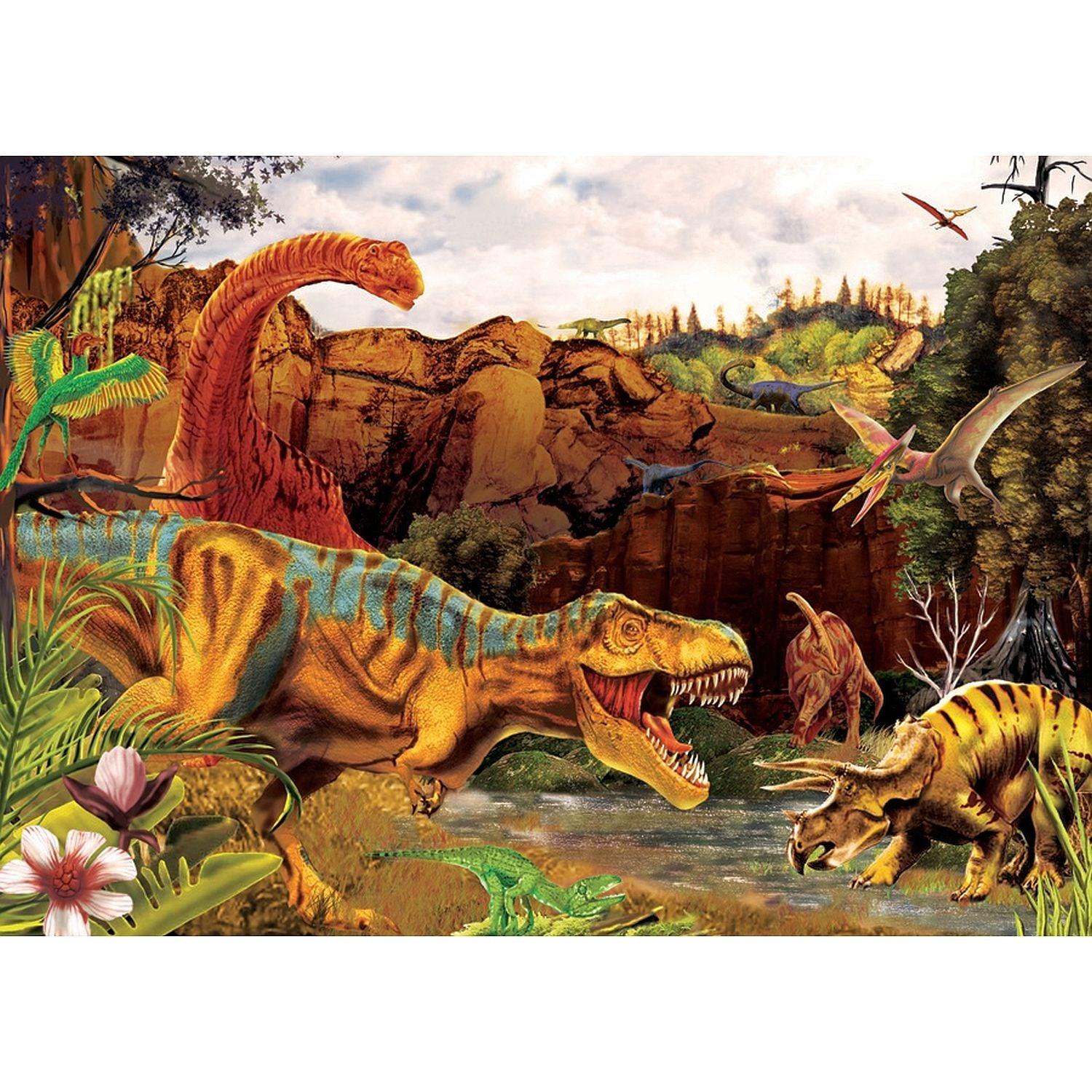 Cobble Hill - Dino Story (35-Piece Puzzle Tray)